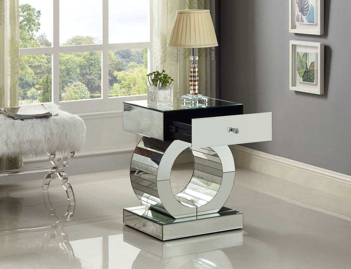 Jocelyn - End Table - Silver