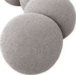Apollo - Boucle Fabric Bench