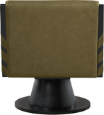Millwin - Swivel Accent Chair With Black Base