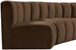 Arc - Velvet 4 Piece Corner Modular Sofa