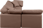 Indulge - Faux Leather 4 Piece Modular Sectional