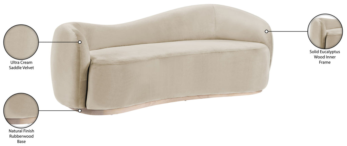Gustavo - Velvet Upholstered Sofa