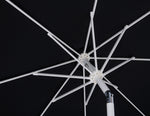 Fiji - Aluminum Patio Umbrella With Square Black And White Base