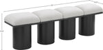 Pavilion - 4 Piece Modular Bench With Black Base
