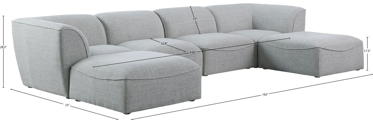 Miramar - 6 Piece Modular Sectional
