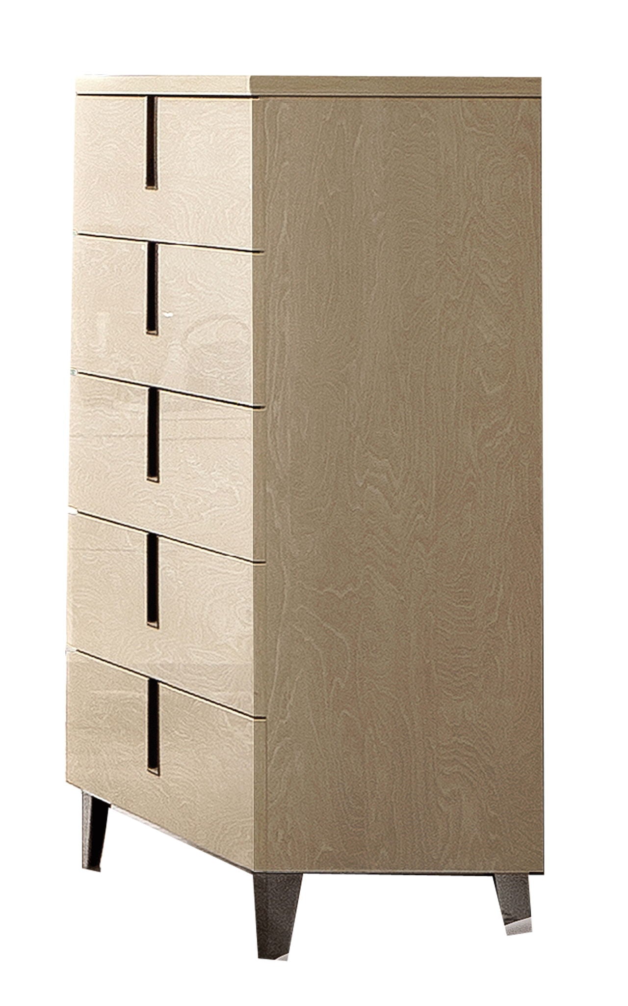 Ambra - 5 Drawer Chest - Beige