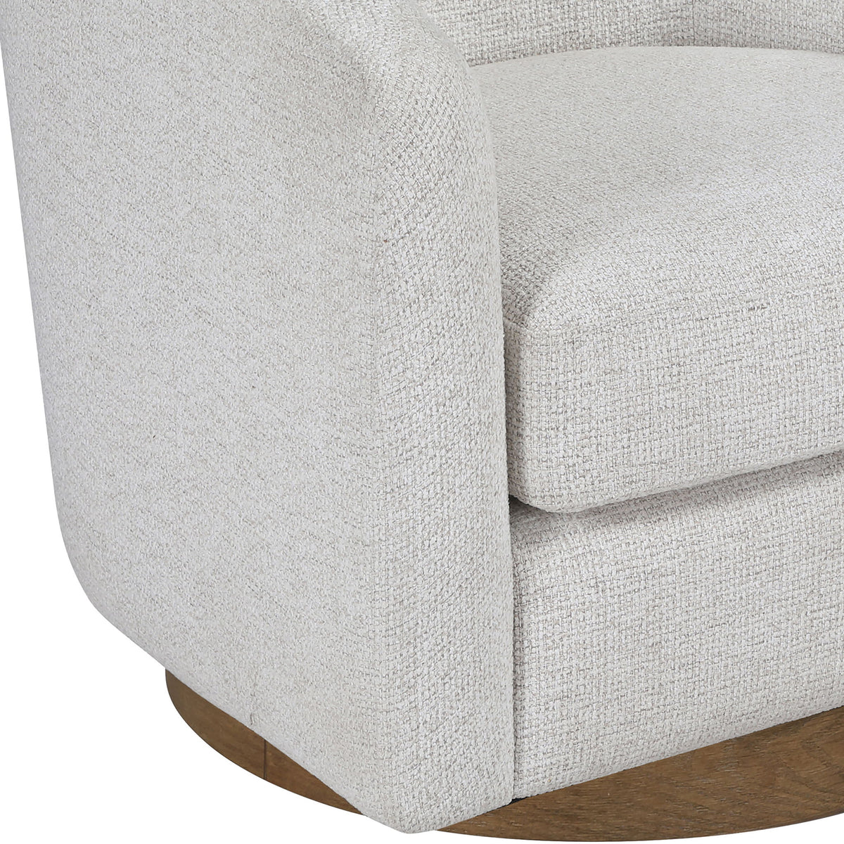 Modra - Performance Fabric Upholstered Swivel Accent Chair