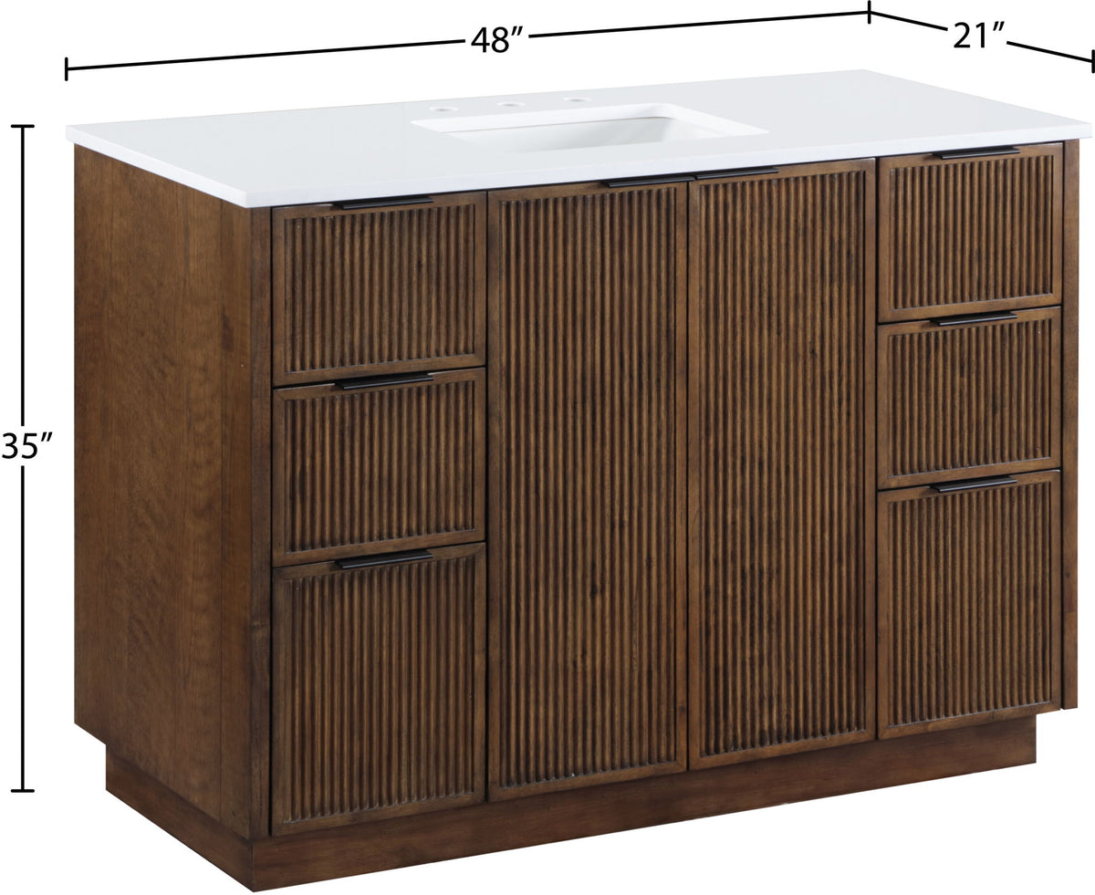 Willard - Engineered Stone And Solid Wood Bathroom Vanity