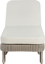 Sandbay - Olefin Water Resistant Fabric And Wicker Outdoor Patio Lounge Chair
