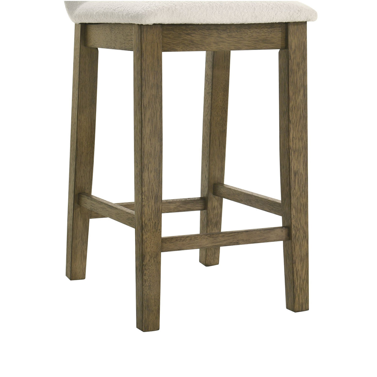 Annikah - Modern Transitional Wood Counter Height Kitchen Bar Stool