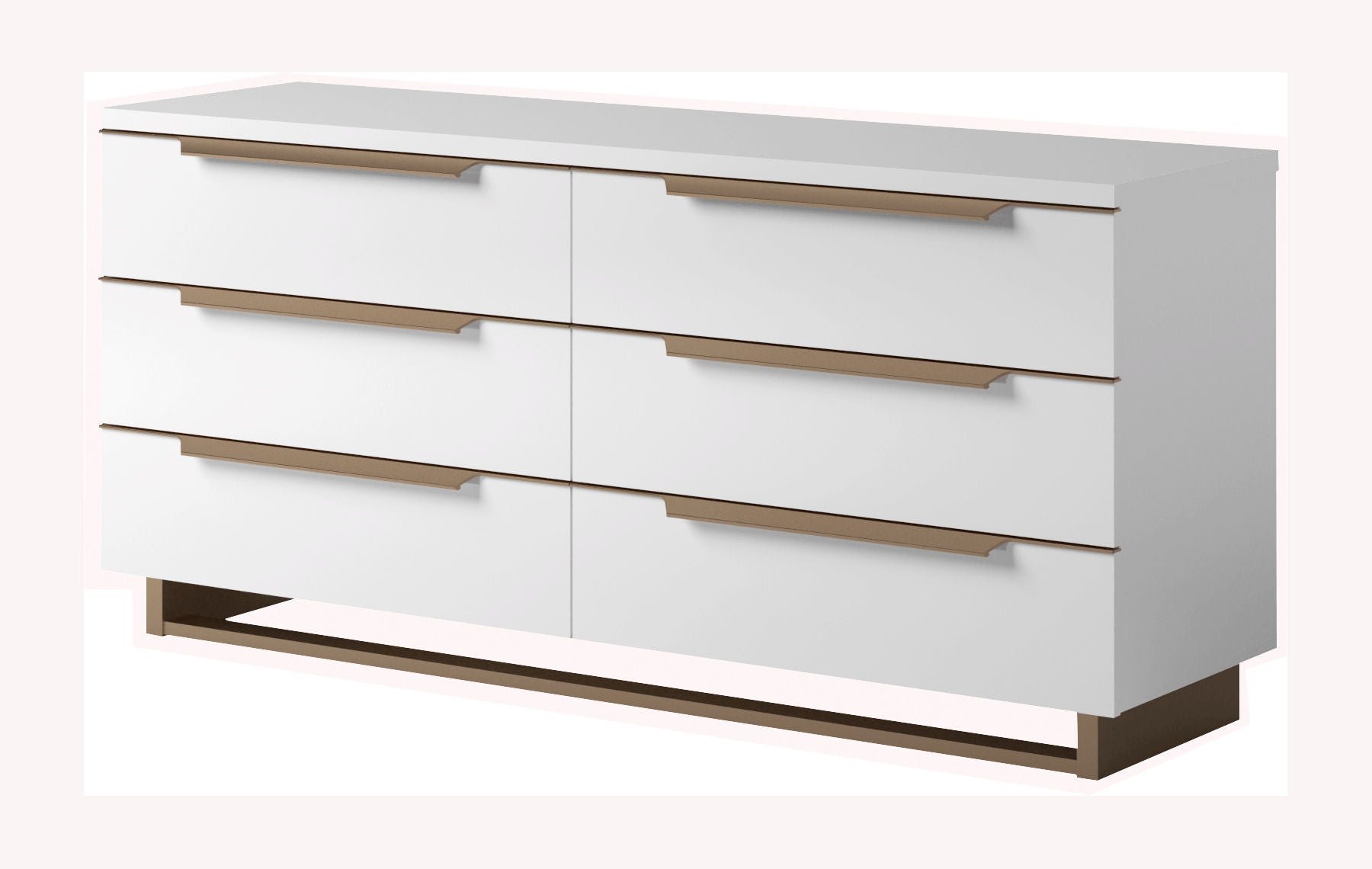 Smart - Double Dresser - White