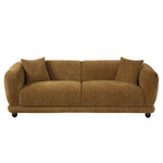Lennox - Sofa With 2 Pillows - Brown Chenille