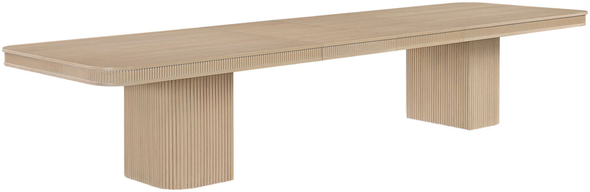 Mohari - Solid Wood And Oak Veneer 112" / 160" Dining Table