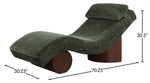 Marcella - Chaise Lounge - Walnut Base