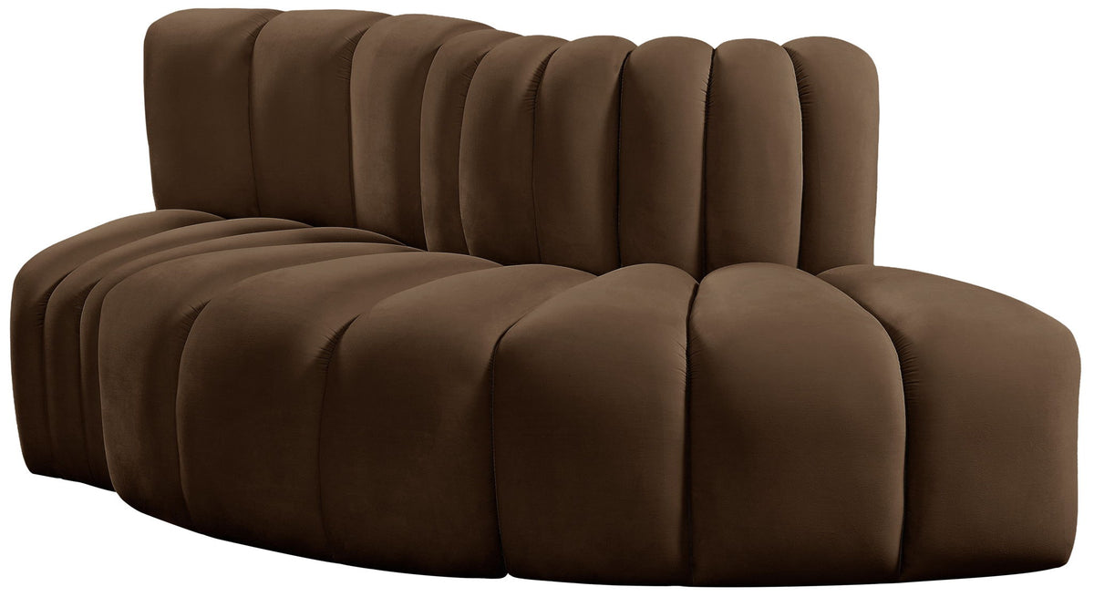 Arc - Velvet 3 Piece Modular Sofa