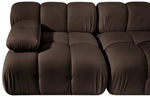 Orin - Velvet Performance Fabric Upholstered 2 Piece Modular Sofa