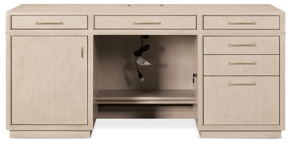 Home Office - Credenza - Polished Limestone