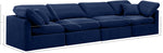 Indulge - Velvet 4 Seat Modular Sofa
