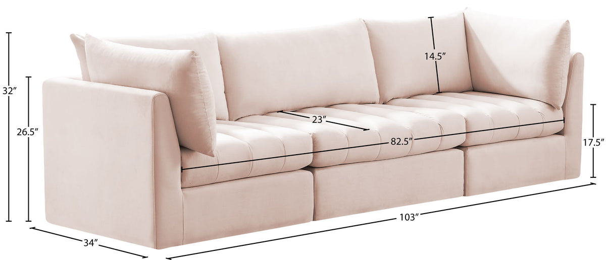 Jacob - Modular 3 Seat Sofa