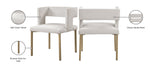 Caleb - Dining Chair with Gold Legs (Set of 2)