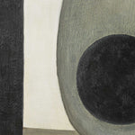 Fair Trade - Geometric Abstract Art - Black / Brown / Gray / Green