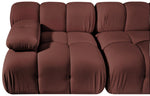 Orin - Velvet Performance Fabric Upholstered 2 Piece Modular Sofa
