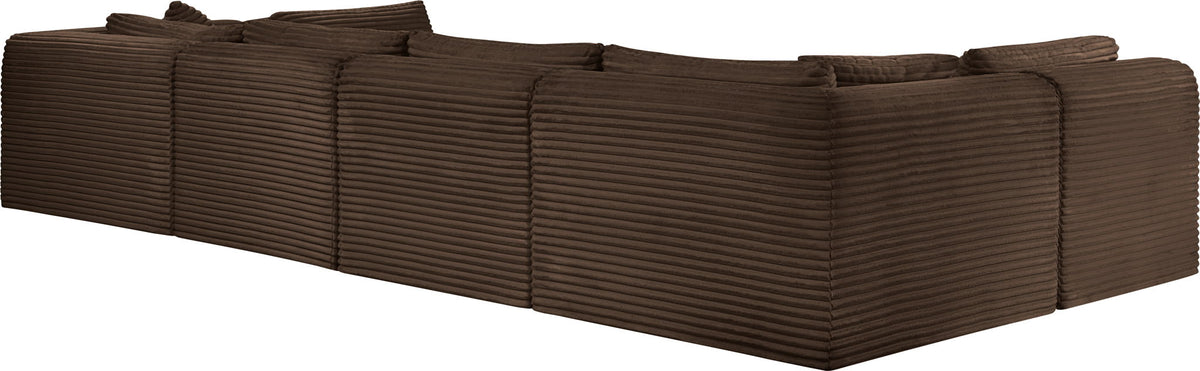 Shaggy - 6 Piece Modular U-Shaped Armless Sectional