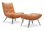 CC - Kayne Ottoman - Light Brown