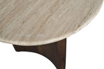 Pietra - Travertine And Mango Wood Dining Table