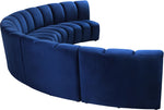 Infinity - 5 Piece Velvet Modular Sectional