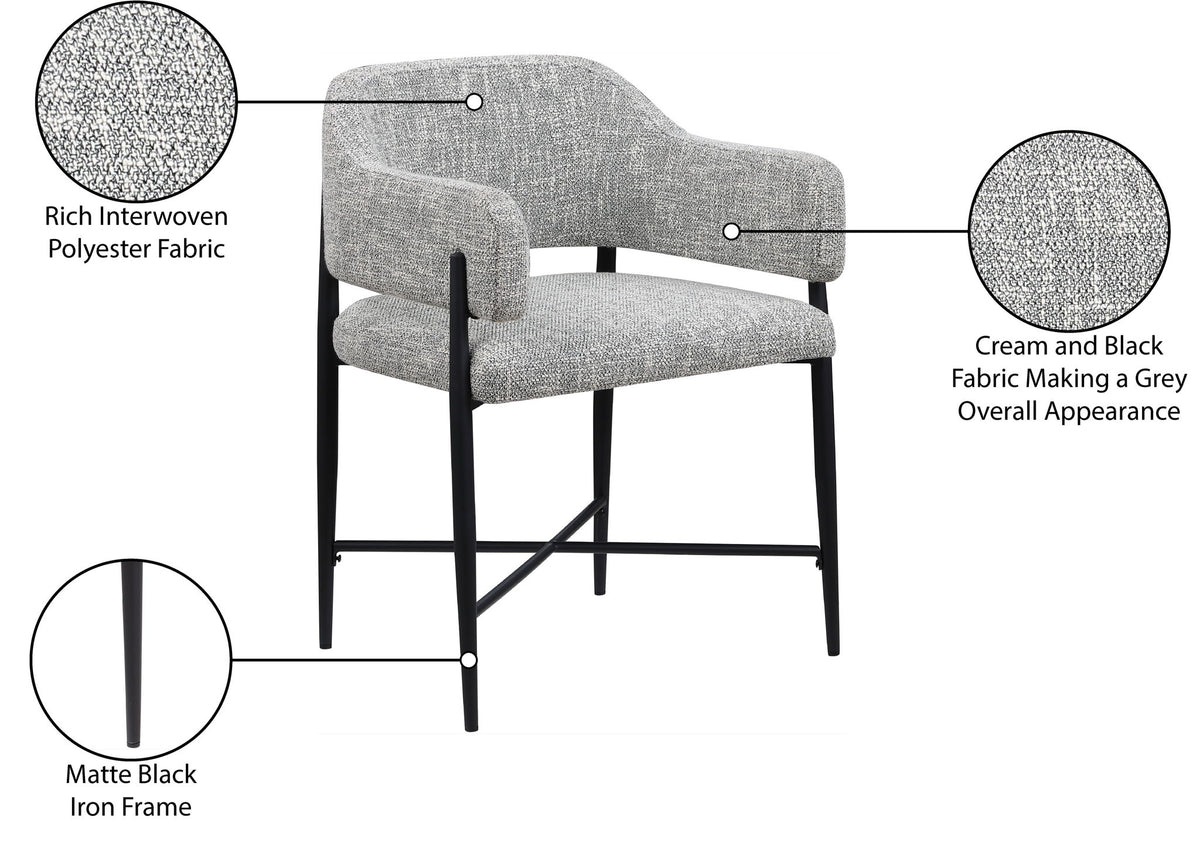 Dame - Fabric Upholstered Dining Chair (Set of 2)