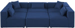 Cube - Linen 6 Piece Modular Sectional