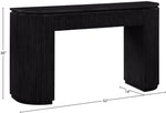 Astrid - Solid Wood And Oak Veneer Console Table