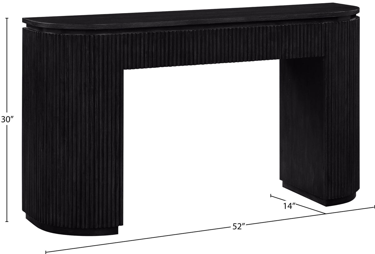 Astrid - Solid Wood And Oak Veneer Console Table