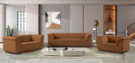 Cascade - Velvet Chair - Saddle