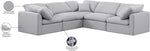 Indulge - Linen 5 Piece Modular Corner Sectional