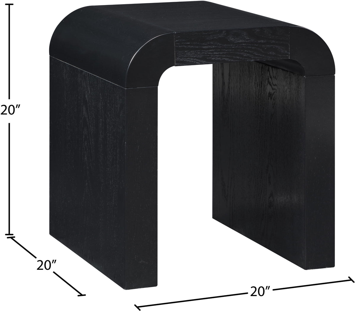 Toulon - Oak Veneer End Table