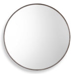 Agoura - 48" Round Mirror - Silver