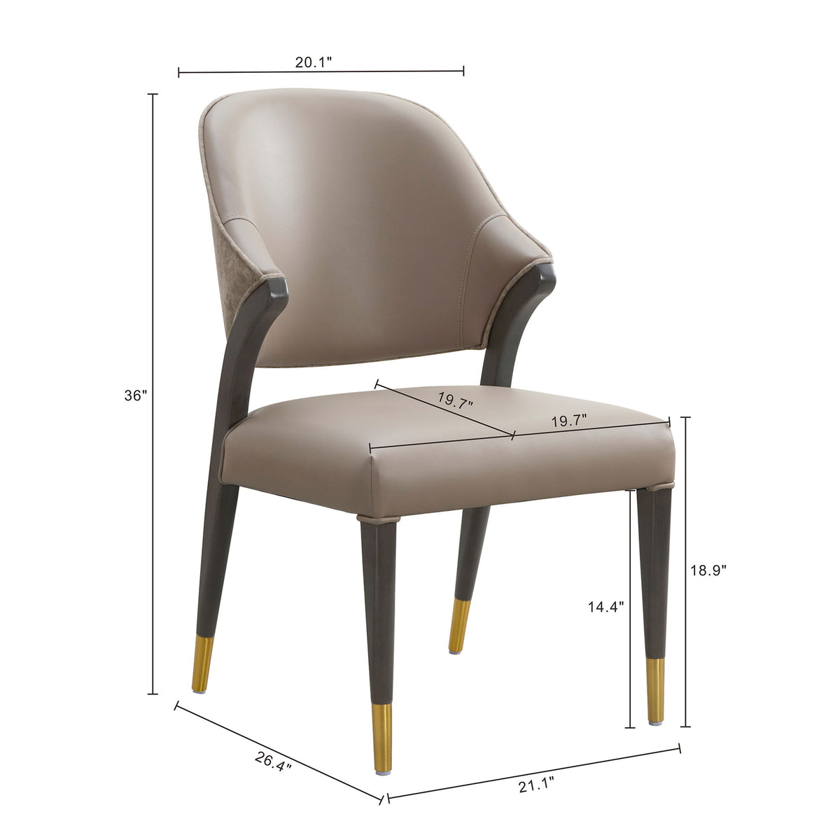 Manhattan Collette - Wood Upholstered Side Chair (Set of 2)