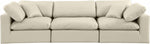 Comfy - Faux Leather Modular Sofa 3 Seats