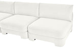 Hammond - Velvet Performance Fabric Upholstered 7 Piece Armless Sectional