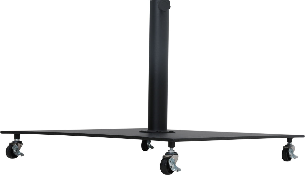 Amalfi - Aluminum Patio Umbrella - Black Base / Black Pole