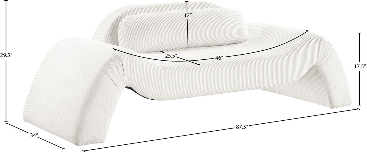 Austin - Corduroy Loveseat