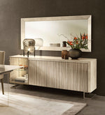 Luce - Large Mirror For Buffet - Light Beige