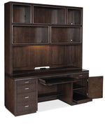 Work Your Way - House Blend Computer Credenza - Dark Brown