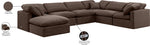 Indulge - Velvet 7 Piece Modular Sectional