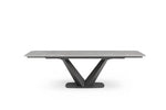Cloud - Dining Table - Gray / Black