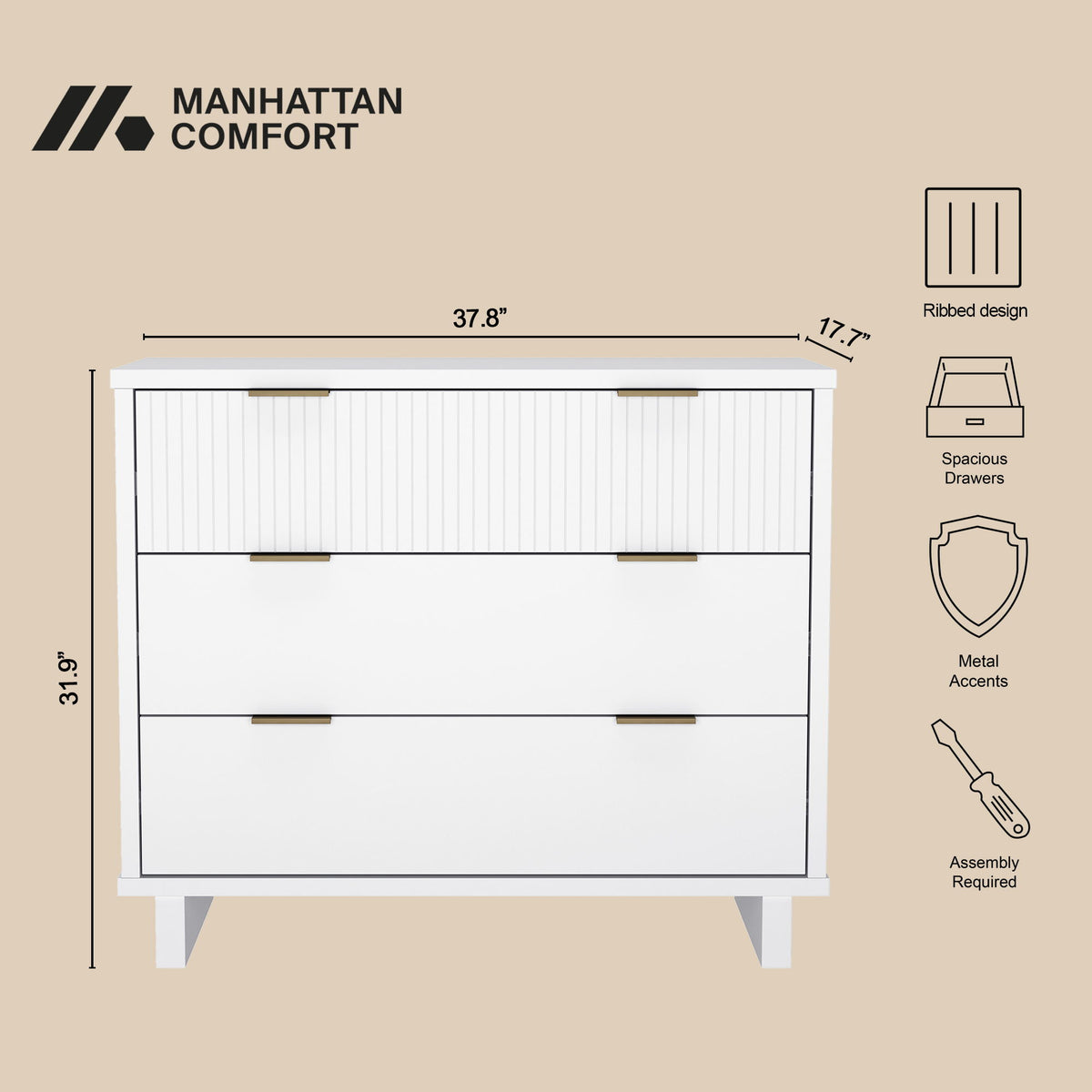 Manhattan Elara - Solid Wood Dresser