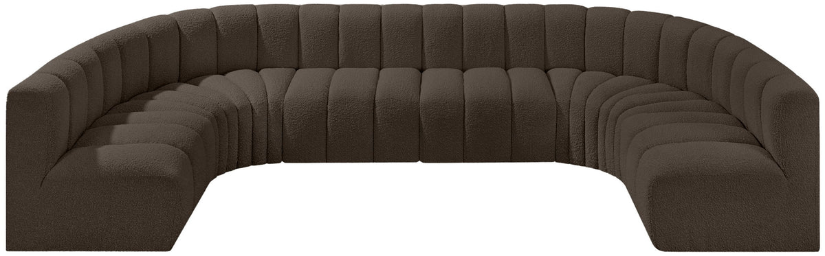 Arc - Boucle Fabric 8 Piece Modular Sofa