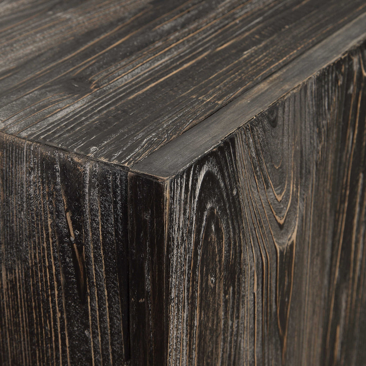 Barlas - Media Console - Black / Woodtone